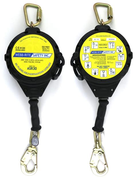 Self Retracting Lanyards Wrs Fall Protection Systems