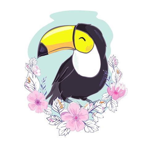 Premium Vector An Illustration Of A Nice Toucan In Vector Format A