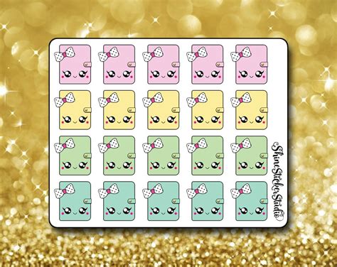 Adorable Kawaii Planner Stickers Planner Stickers Erin Etsy