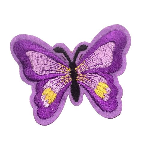 2pcs 10 Colors Of Optional Butterfly Clothes Patch Diy Flowered