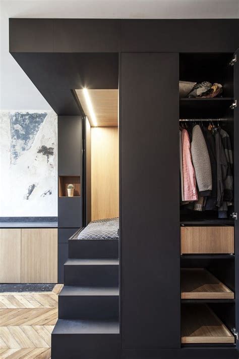 Sleep Tight A Tiny 345 Square Foot Paris Studio With A Genius Bedroom