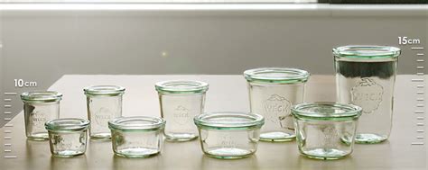 Einkochwelt sells the famous weck jars in different forms and value packs. WECK