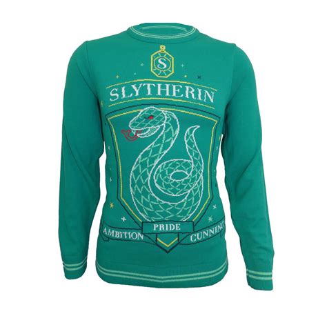 Harry Potter Adult Slytherin Knitted Sweater