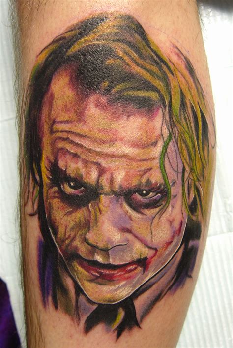 Heath ledger's joker transformation, the filming days of dark knight and his tragic death. Heath Ledger Joker Tattoo by Carter Moore : Tattoos