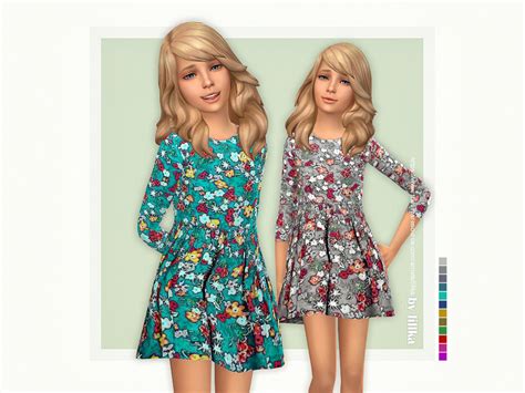 Nicki Dress By Lillka At Tsr Sims 4 Updates