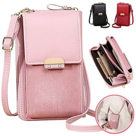 Fzflzdh Small Crossbody Cell Phone Purse For Women Mini Messenger Shoulder Bag Wallet With
