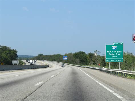 Massachusetts Interstate 90 Westbound Cross Country Roads