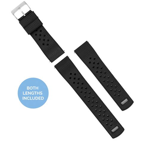 Black Tropical Style Watch Band Barton Watch Bands