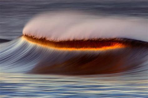 Stunning Long Exposure Photographs Of Golden Waves By David Orias
