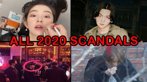 Biggest K Pop Scandals Of In One Video Youtube