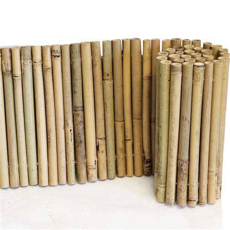 Suregreen Bamboo Border Edging Grass Lawn Partition Edge 30cm X 15m