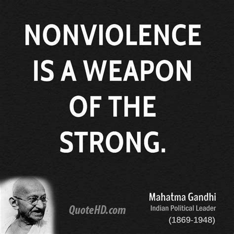 Top 3 Non Violence Quotes And Sayings