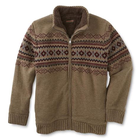 Nwt Northwest Territory Sherpa Fleece Lined Cardigan Sweater Jacket