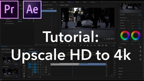 Quick Tutorial How To Upscale Hd To 4k In Premiere Pro After Effects