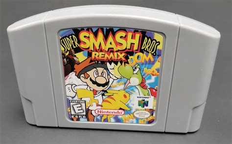 Super Smash Bros Remix V 111 New Nintendo 64 N64 Etsy