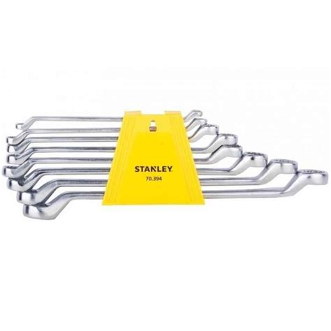 Buy Stanley 8 Pcs Crv Steel Shallow Offset Bi Hex Ring Spanner Set 70 394e Online At Price ₹ 850