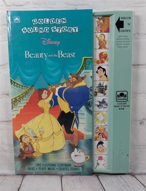 Vintage Disney Beauty And The Beast Golden Sound Story Electronic