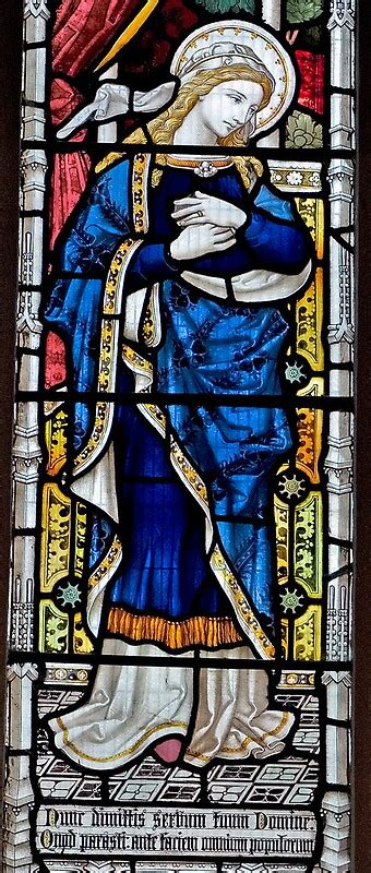 St Mary Stained Glass Window By Mike1242 Redbubble