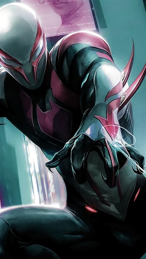 2099 Spider Man Iphone Wallpapers Wallpaper Cave