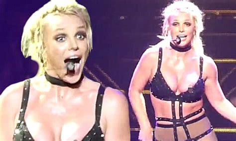 Britney Spears Suffers Nip Slip During Maryland Concert