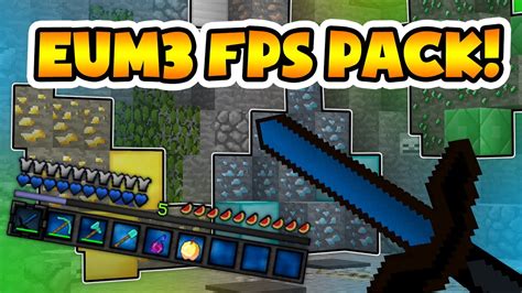 Minecraft Pvp Texture Pack Eum3 Fps Pack Fps Boost 18 Youtube