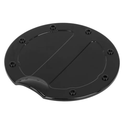 Black Aluminum Fuel Tank Caps Gas Cap Fuel Filler Door Cover For Ford