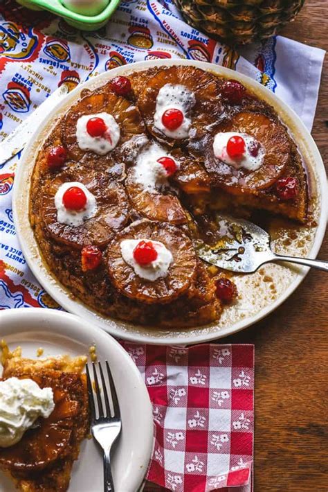 Maybe you would like to learn more about one of these? from scratch Pineapple Upside Down Cake | NellieBellie