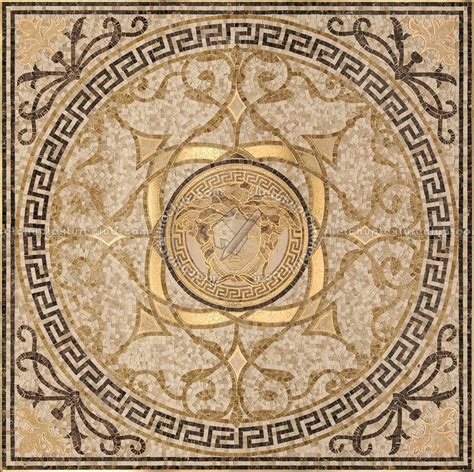Mosaic Ancient Rome Floor Tile Texture Seamless