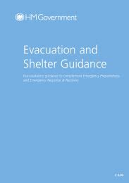 Evacuation and shelter guidance: Non-statutory guidance to complement ...