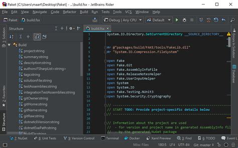 Navigation And Search In F JetBrains Rider Documentation