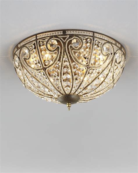 Elizabethan Large Flush Mount Ceiling Light Neiman Marcus