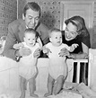 James and Gloria Stewart with their twin daughters | Movie stars in ...
