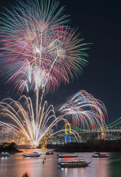 Tokyo Japan Fireworks Hd Messagenored