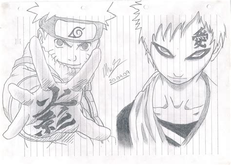 Naruto Vs Gaara By Killawatt1705 On Deviantart