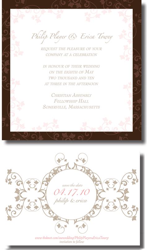 Together with their families alexis lee west and taylor eliot keegan request the pleasure of your new york reception to follow ——— mom name and dad name request the honor of your presence at the marriage of their daughter alexis lee west. Trish Angelo.Portfolio: Wedding Invitation, Menu ...