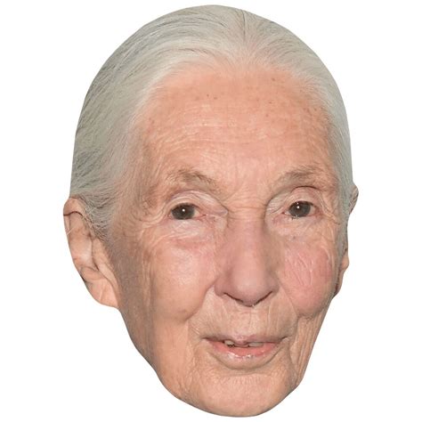 Jane Goodall Smile Big Head Celebrity Cutouts