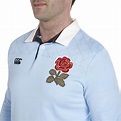 Canterbury Mens England 1871 Long Sleeve Loop Collar Rugby Jersey Shirt ...