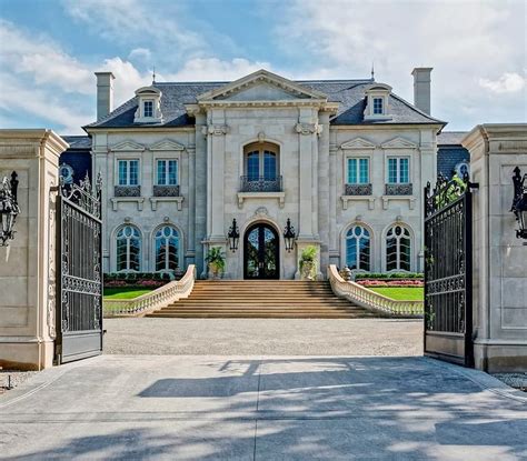 Homes Of The Rich On Instagram Gated French Style Mansion In Dallas