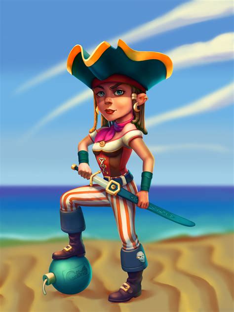 artstation pirate girl