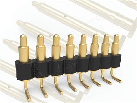 Custom Spring Connector Operation Pogo Pin Application Magnetic Cable