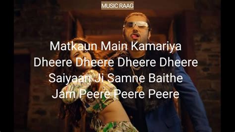 Saiyaan Ji Lyrics Yo Yo Honey Singh Neha Kakkar Nushrratt Bharuccha Bhushan K Youtube