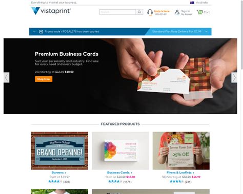 Today, it operates with much more services such as lots of customizable. Vistaprint Coupon - Bargain Business Cards | CouponDeals ...