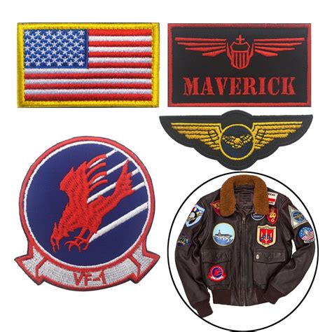 Top Gun Maverick Jacket Patches