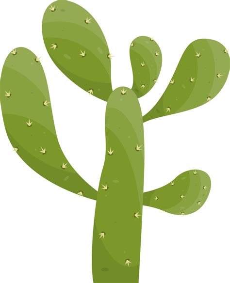 Free Cartoon Desert Cactus Plant 21611985 Png With Transparent Background
