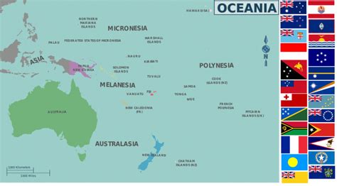 List Of Countries In Oceania And Australia