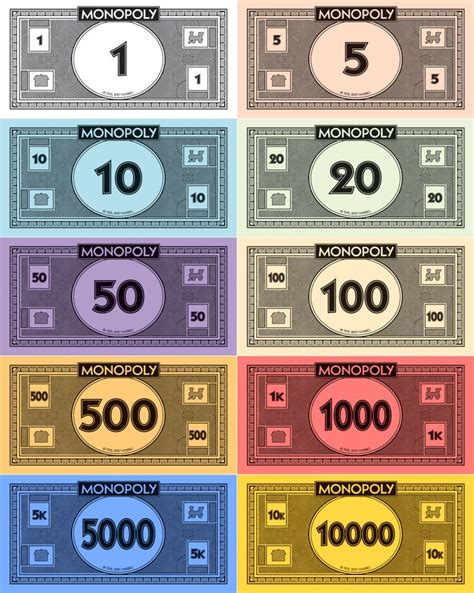 Monopoly Money Pack By Monosatas On Deviantart Dinero De Juguete