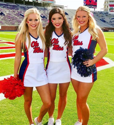 Peyton Emerson Makenzie Day And Sydnie Wagley Ole Miss Rebels