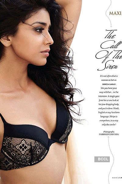 Shriya Saran Recently Appeared As The August Cover Girl For Popular