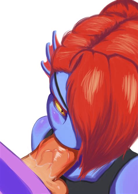 Undyne Blowjob By Boxerman Hentai Foundry