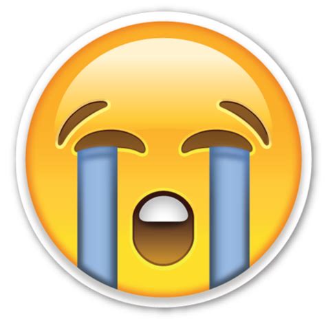 Loudly Crying Face | Crying emoji, Crying face, Emoticon